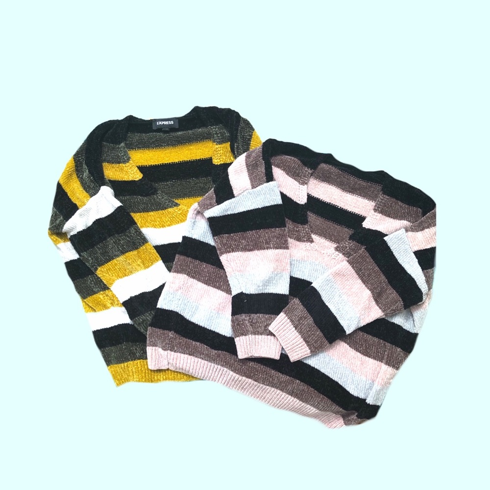 Bundle of Express Striped Sweaters